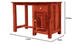 Sheesham Wood Office Desk Study Computer Table for Living Room with 1 Drawer and 