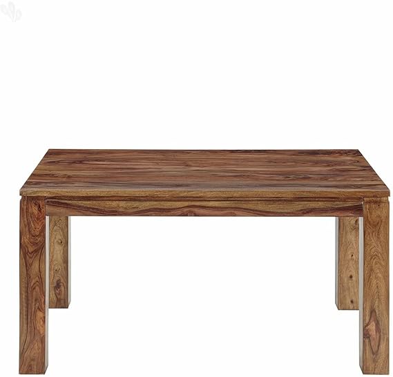 Sheesham Wood Solimosi 6 Seater Dining Table Set for Home | Dining Furniture | Brown Finish