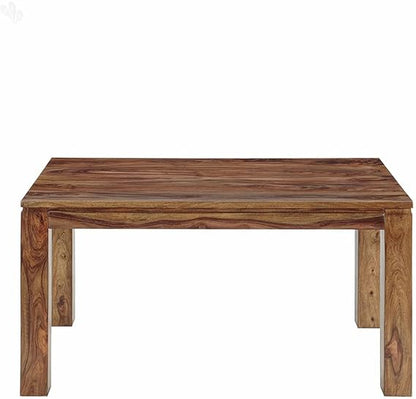 Sheesham Wood Solimosi 6 Seater Dining Table Set for Home | Dining Furniture | Brown Finish