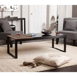 Solid Wood Zulata Stylish Coffee Table for Living Room | Center Table for Home | Brown Finish 