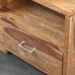 Solid Wood Mary Bedside Storage Table for Living Room 
