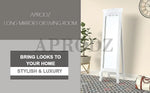 Mango Wood Home Decorative Thalo Standing Long Mirror for Living Room, Bedroom, Hotels 