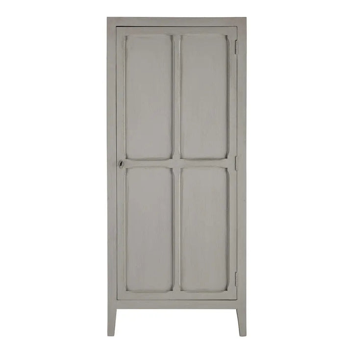 Translation missing: en.APRODZ Mango Wood Multipurpose Storage Stockholm Wardrobe for Bedroom | 1 Door and 4 Sleeves Almirah | Cream