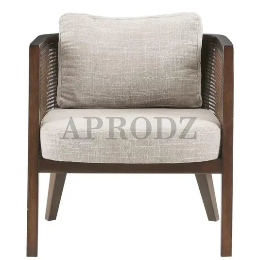 Translation missing: en.Theodore Armchair in Cane Work (Teak Wood, Walnut) 