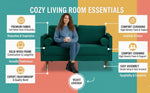 MidCen Wooden 2 Seater Sofa with High-Density Comfortable Foam for Home & Living Room (Upholstered- Dark Blue Velvet Fabric) 