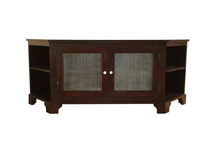 Translation missing: en.APRODZ Mango Wood Deno TV Stand Cabinet for Home | TV Unit for Living Room | Brown Finish