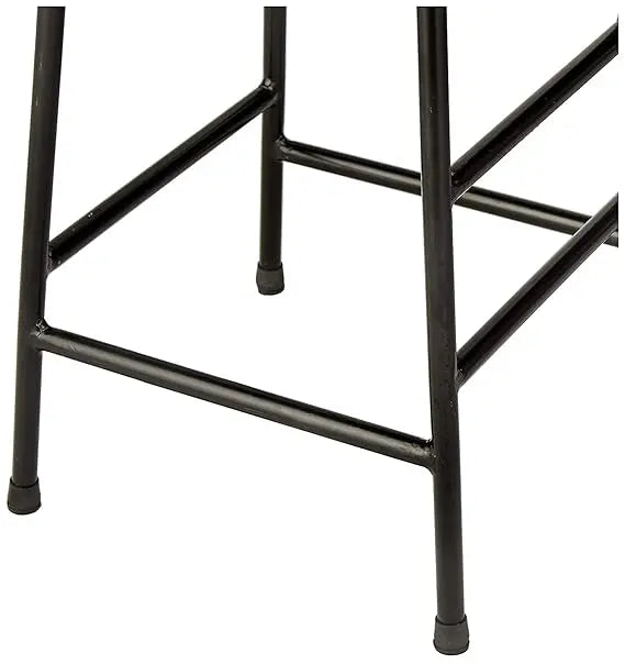Bar Stool Set of 2 for Home bar, Counter Stool Chair Modern, Shop Industrial Stool with footrest, Black 