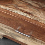 Solid Wood Mary Bedside Storage Table for Living Room 