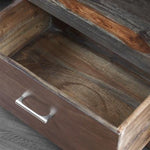 Solid Wood Mary Bedside Storage Table for Living Room 