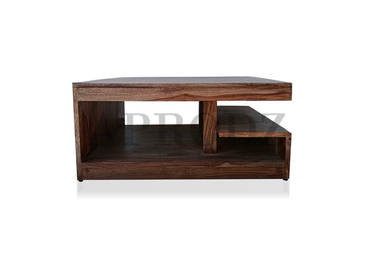 Natural Walnut Solid Wood Coffee Table – Durable and Elegant Living Room Furniture