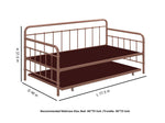 Marks Daybed Twin Size Metal and Mdf Trundle Bunk Bed 