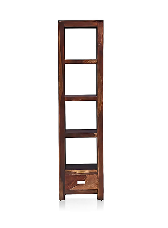 Translation missing: en.Bookshelf | Sheesham Wood Wooden Storage Organizer | Shelves Bookcase Rustic Durable, Stylish &amp; Compact Design for Home, Office &amp; Living Room | Furniture Organizer Elegant Finish (Brown 2) 