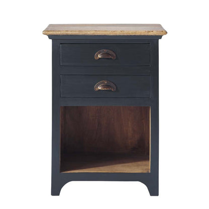 Solid Wood Limin Bedside Storage Table for Living Room