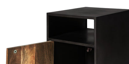 Mango Wood Leszon Bedside Table for Bedroom