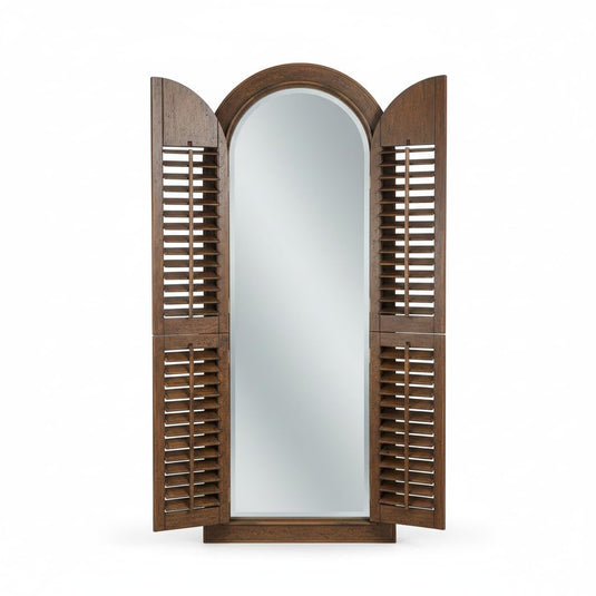 Translation missing: en.Mango Wood Meredi Standing Wall Decorative Mirror Frame| Wooden Mirror 
