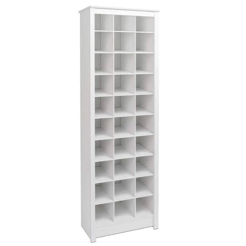 Mango Wood Multiple Storage Salga Shoe Rack Shelf For Living Room | Shoe Organizer | White 