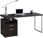Solid Wood Abanda Study Desk Table for Home and Office Black Finish 