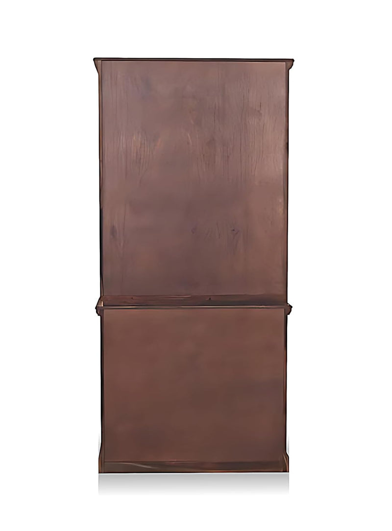Bookshelf | Sheesham Wood Wooden Storage Organizer | Shelves Bookcase Rustic Durable, Stylish & Compact Design for Home, Office & Living Room | Furniture Organizer Elegant Finish (Brown 6) 