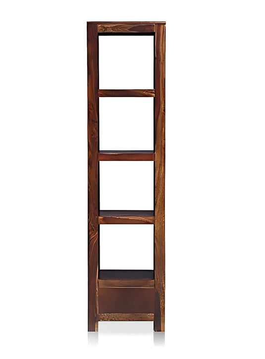 Translation missing: en.Bookshelf | Sheesham Wood Wooden Storage Organizer | Shelves Bookcase Rustic Durable, Stylish &amp; Compact Design for Home, Office &amp; Living Room | Furniture Organizer Elegant Finish (Brown 2) 