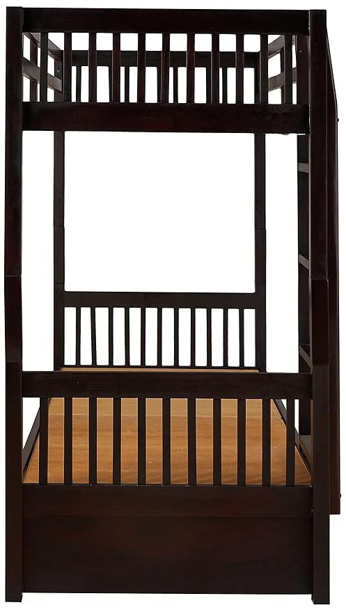 Translation missing: en.Sheesham Wood Moyer Bunk Bed for Bedroom | Brown Finish 