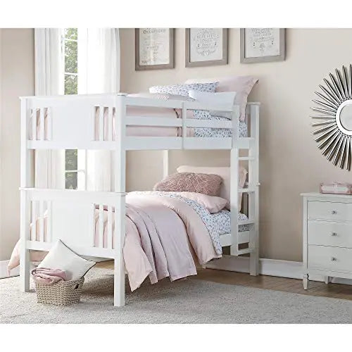 Sheesham Wood Beerar Kids Bunk Beds with Ladder for Bedroom 