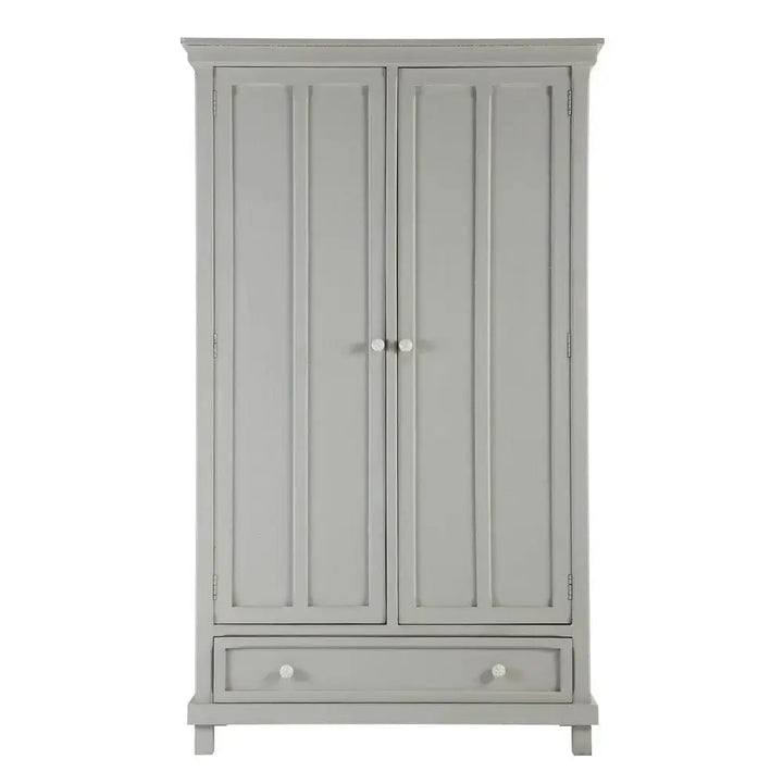 Translation missing: en.Mango Wood Antelya Multipurpose Storage Sleek Wardrobe Almirah for Living Room 