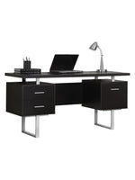 Mango Wood Calio Study Desk Table for Home and Office | Black Finish 