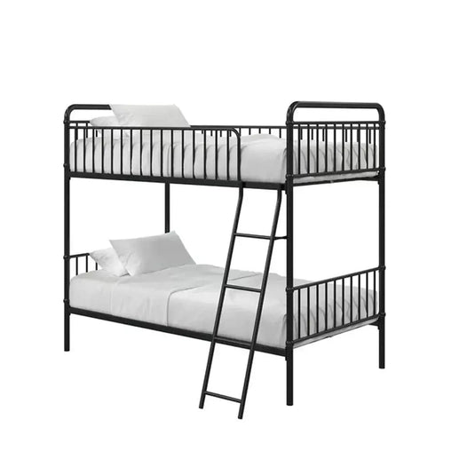 Translation missing: en.Marks Twin Bunk Bed (Metal - Black Powder Coated) 