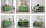 Solid Wood Cancun Storage Sideboard Cabinet with 4 Door and 4 Drawer for Living Room 
