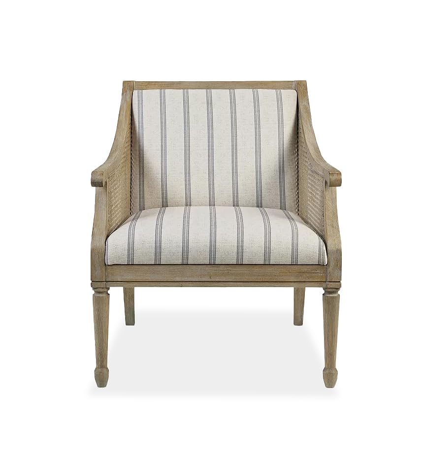 Isla Upholstered Living Room Armchair in Cane Work