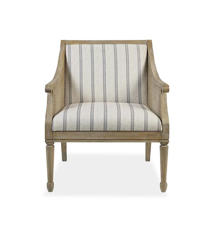 Isla Upholstered Living Room Armchair in Cane Work