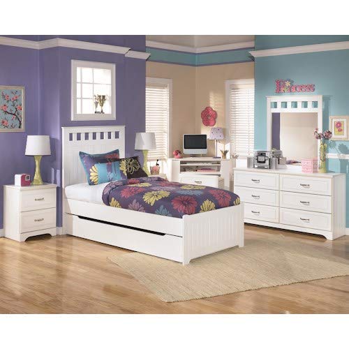 Solid Wood Trundle Storage Single Size Rihan Bed for Bedroom Stylish | White Finish 