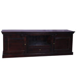 Mango Wood Tampa TV Stand Cabinet for Living Room | Entertainment Unit | Honey Finish 