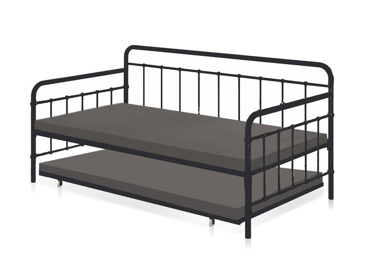 Translation missing: en.Marks Daybed Twin Size Metal and Mdf Trundle Bunk Bed 