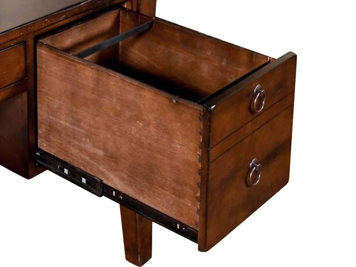 Translation missing: en.Mango Wood Wyola Study Desk Table for Home and Office | Brown Finish 