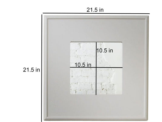 Translation missing: en.Mango Wood Azubu Wall Decorative Mirror Frame| Wooden Mirror | White Finish 