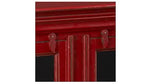 Mango Wood Entertainment 3 Door TV Stand Cabinet – Red Finish Living Room TV Unit 