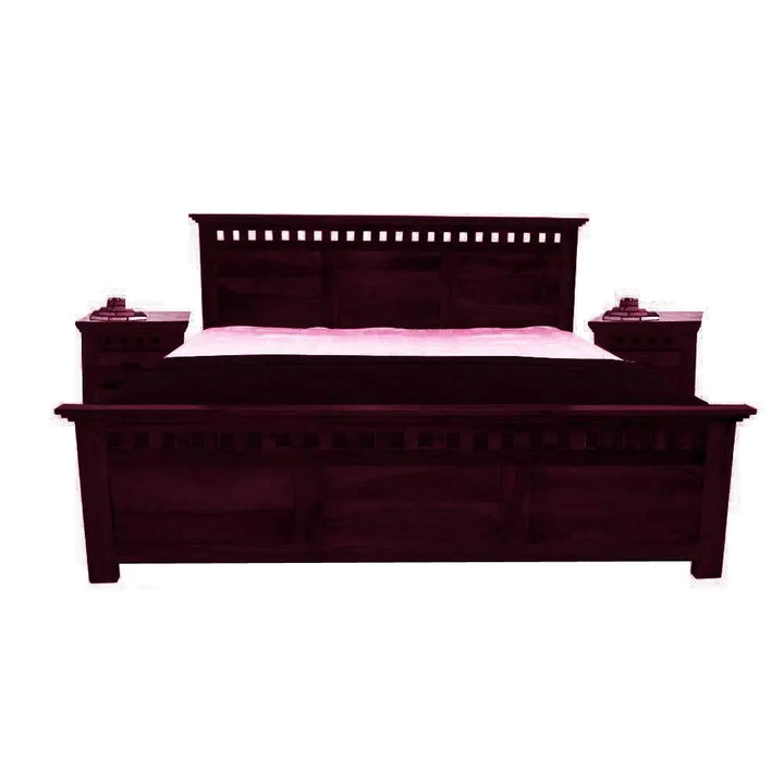 Translation missing: en.Sheesham Wood Merritt Bed with Side Storage 