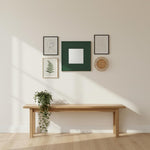 Mango Wood Azubu Wall Decorative Mirror Frame| Wooden Mirror | White Finish 