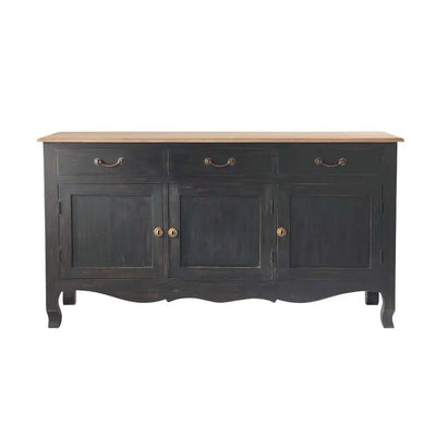 Mango Wood Saky Sideboard Storage Cabinet for Living Room | Wooden Cabinet for Kitchen