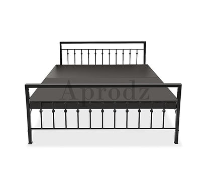 Metal Bed | Victorian Style & Victorian Style with Foam| Folding Bed No Assembly Required | Powder Coated |(King Size & Queen Size) Aprodz