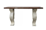Reclaimed Wood Sinior Floating Wall Shelf for Living Room | Wall Shelves | White Finish 
