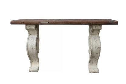 Reclaimed Wood Sinior Floating Wall Shelf for Living Room | Wall Shelves | White Finish