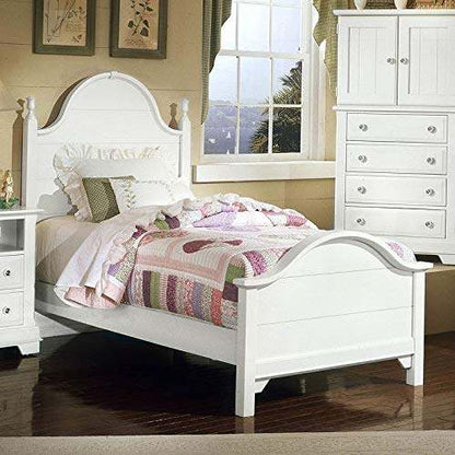 Solid Wood Without Storage Single Size Frase Bed for Bedroom Stylish 