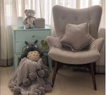 Lajas Mango Wood Bedside Table with Two Drawer 