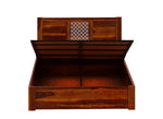 Sheesham Wood Durque Hydraulic Bed 