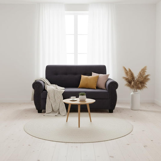 Translation missing: en.Modern Sofa Set 2 Seater Velvet Fabric Sofa Upholstered Chaise Lounge with Button Design, Living Room Furniture Sofa for Home &amp; Office 