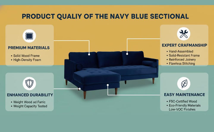 Translation missing: en.MidCen Wooden 3 Seater Sofa Set with High-Density Comfortable Foam for Home &amp; Living Room (Upholstered- Dark Green Velvet Fabric) 