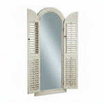 Mango Wood Meredi Standing Wall Decorative Mirror Frame| Wooden Mirror 