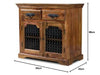 Sheesham Wood Michigan Sideboard Storage Cabinet for Living Room | Wooden Cabinet for Kitchen